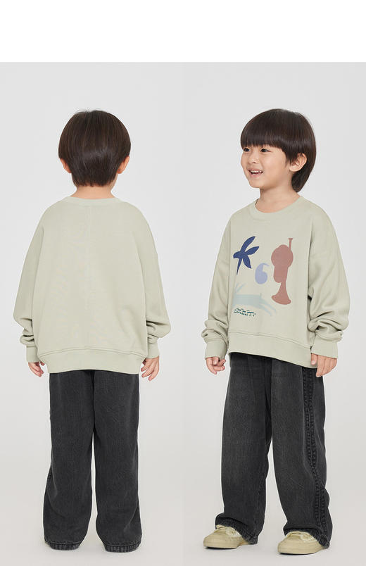 jnby  23年秋款  圆领套头卫衣  1N8410700 商品图9