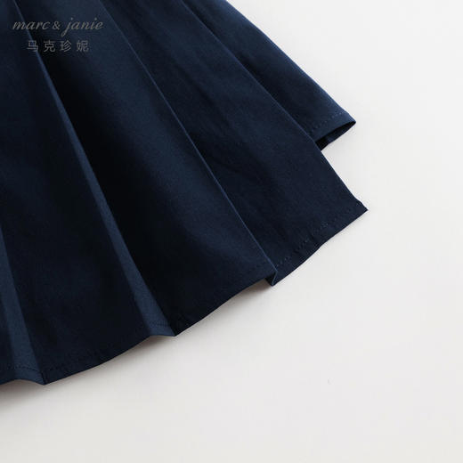 马克珍妮秋装新款 女童学院风不规则百褶裙半身裙 儿童短裙231500 商品图3