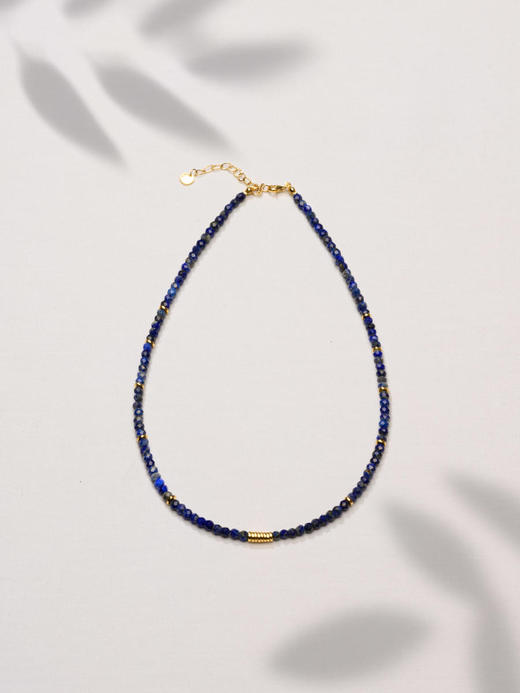 CAPSULE | mini Wild Necklace Lapis Lazuli [ 深蓝青金石迷你原石项链  ] 商品图1