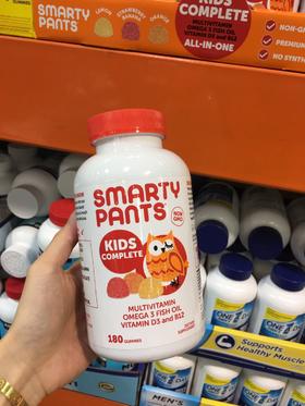 到手价205元 SmartyPants儿童多种维生素矿物质软糖 180粒（含Omega 3和维生素D）！美国代购，无中文标签，介意慎拍