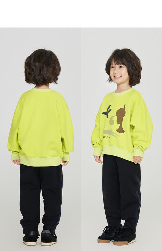 jnby  23年秋款  圆领套头卫衣  1N8410700 商品图5