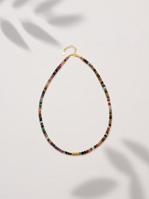 CAPSULE | mini Wild Necklace Tourmaline [ 黄棕青绿碧玺迷你原石项链  ] 商品图2
