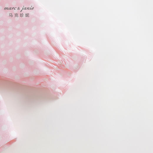 马克珍妮宝宝秋装新款 女童大翻领满印细灯芯绒衬衫娃娃衫231792 商品图4