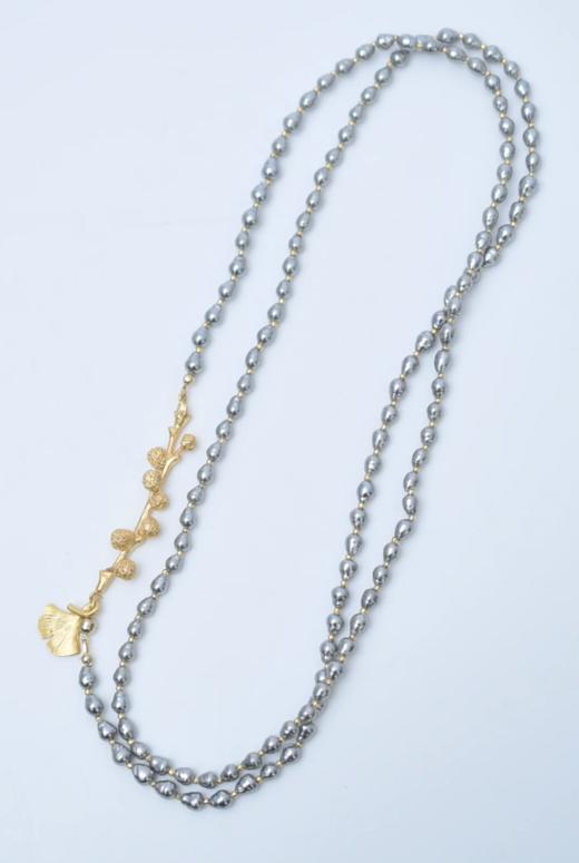 MONSHIRO ginkgo long necklace 银杏长项链 商品图8