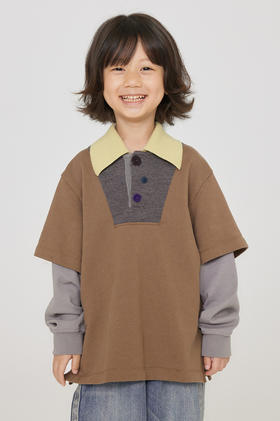 jnby  23年秋款   假俩件长袖polo 衫   1N8110660