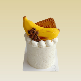 甜品 香蕉巧克力 · MINI奶糕