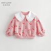 马克珍妮秋装女童满印娃娃领外套231593 商品缩略图0