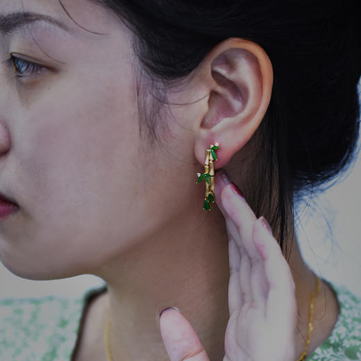 竹报平安耳环【现货】 商品图3