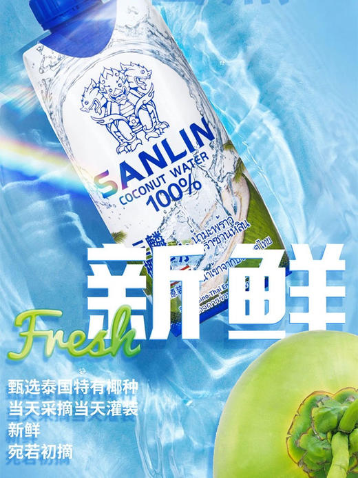 泰国三麟椰子水330ml 商品图1