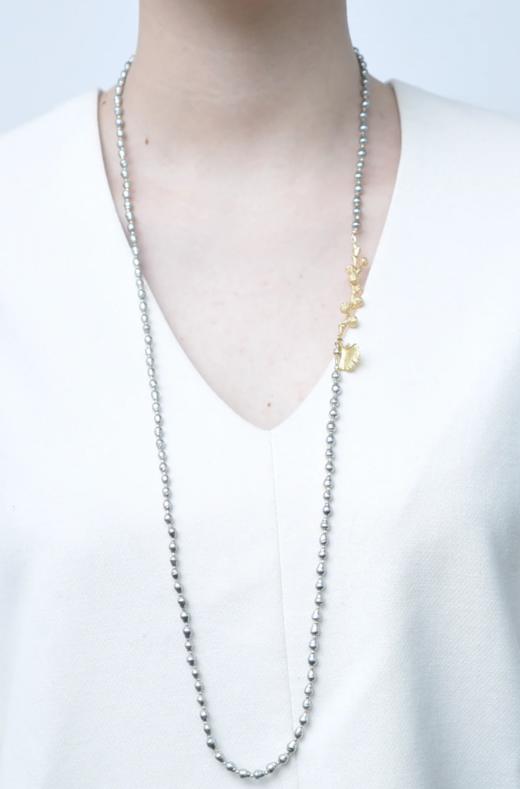 MONSHIRO ginkgo long necklace 银杏长项链 商品图12