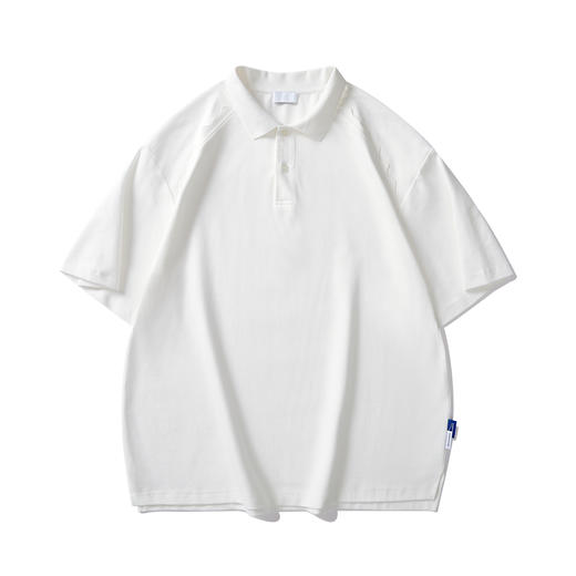 墨麦客创意波浪设计polo衫男2023夏季新款210g翻领男士短袖t恤71112 商品图4