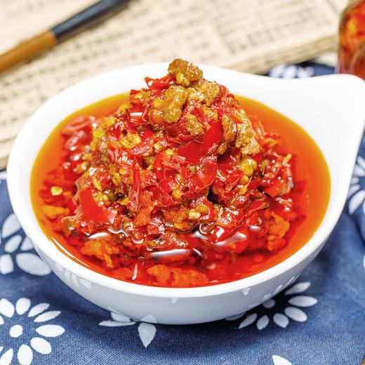 新款好运红礼盒 五脆 双椒 油泼 肉丝泡椒 小米鲊 姜茶 柴火辣椒面 商品图2