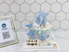 蓝色海洋主题三色渐变蛋糕 商品缩略图0