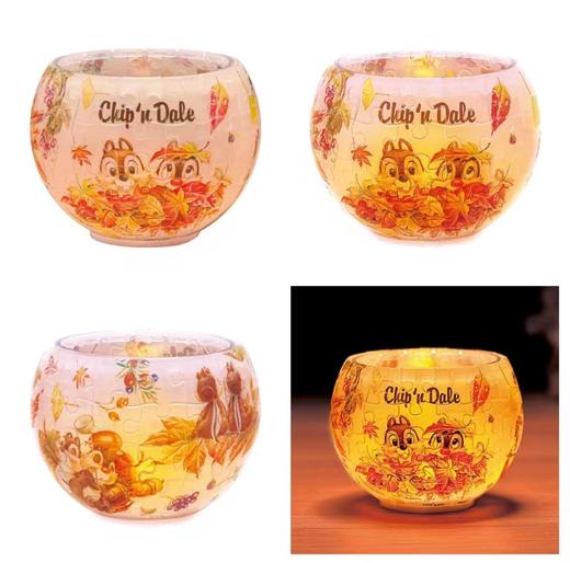 日本进口/yanoman/3D立体塑料拼图灯/创新潮玩/80片迪士尼公主夜灯 商品图5