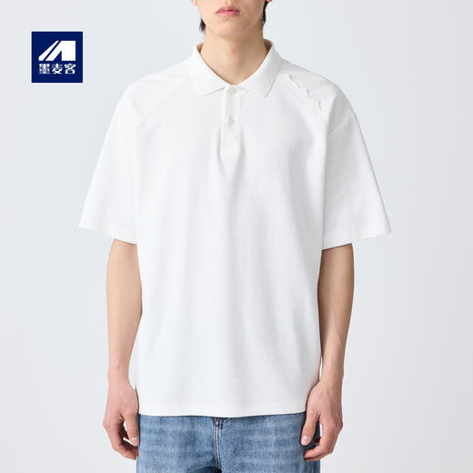 墨麦客创意波浪设计polo衫男2023夏季新款210g翻领男士短袖t恤71112 商品图0