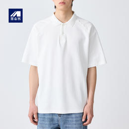 墨麦客创意波浪设计polo衫男2023夏季新款210g翻领男士短袖t恤71112