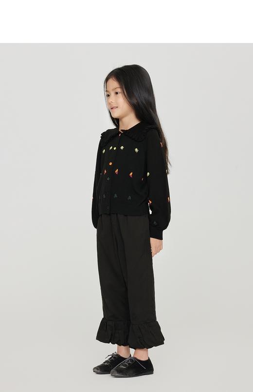 jnby  23年秋款  娃娃领长袖短款开襟毛衫  1N8311530 商品图5