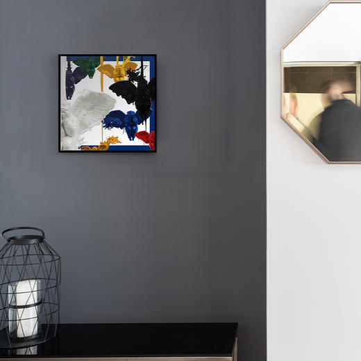 稀奇艺术《波普装饰画》幸福天使玄关沙发背景墙简约装饰画 商品图0