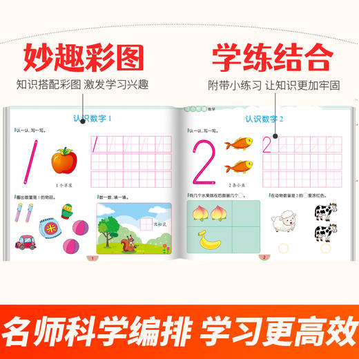幼小衔接数学 成长分享彩色美绘版 商品图3