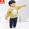 棉果果秋季新品男童卡通华夫格套头卫衣M312180223465 商品缩略图1