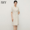 IWY/夏季新款双排扣西装连衣裙女高端商务气质主持人工作服正装Q13209 商品缩略图0