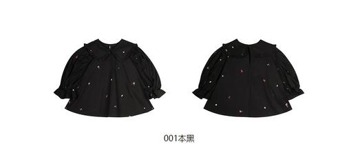 jnby  23年秋款  泡泡纱公主风短袖TOP   1N8212950 商品图13