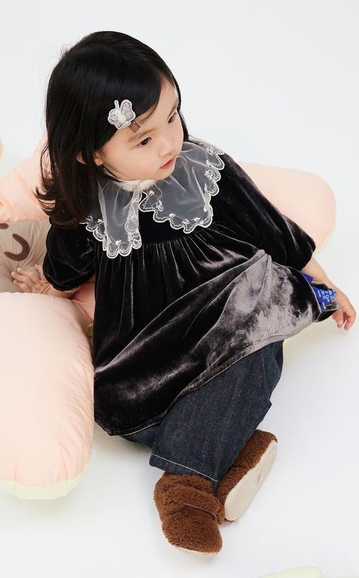 jnby  23年秋款  圆领长袖连衣裙  YN7G10600 商品图3