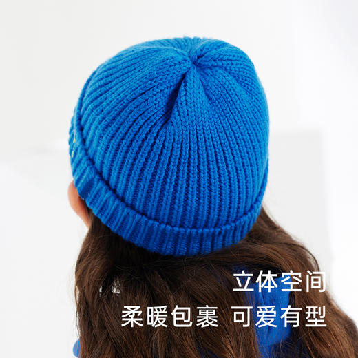 英氏婴童帽子秋冬款潮流时尚保暖多色羊毛帽 商品图4