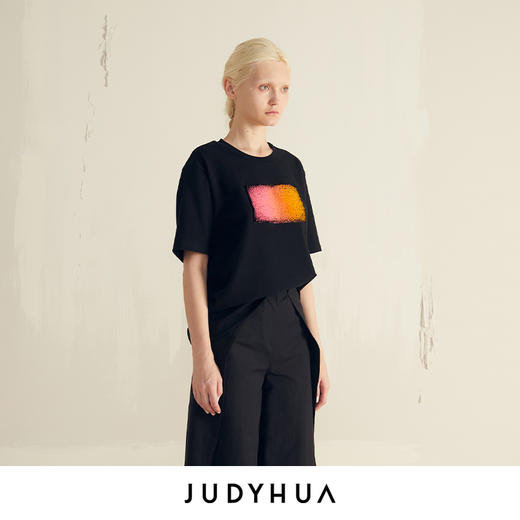 JUDYHUA Oversized抽象几何Tee 商品图4