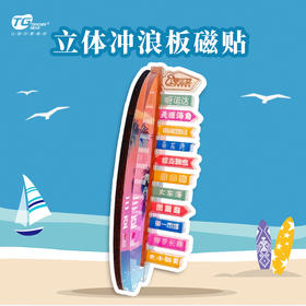 海南三亚冰箱贴立体冲浪板磁贴-琼