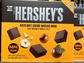 好时迷你威化榛子巧克力味100g