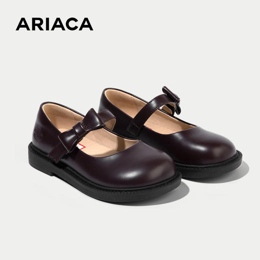 ARIACA艾芮苏女童黑色皮鞋软底儿童单鞋 商品图3