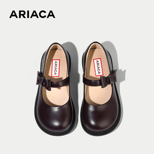 ARIACA艾芮苏女童黑色皮鞋软底儿童单鞋 商品图2