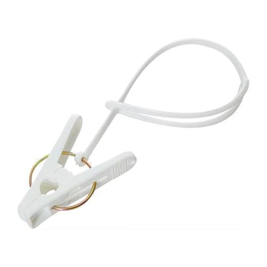 日式纯白挂绳防风晾夹15件套 商品图0