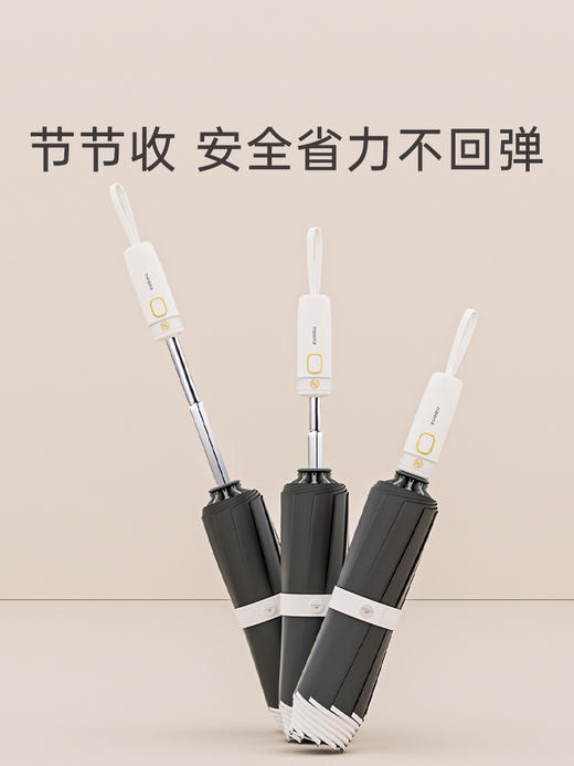 左都ZD178 烫金反向三折全自动节节收防晒遮阳伞 商品图0