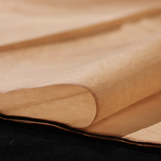 【庆学堂】古法蝉翼皮纸 手工纸 做旧 半生熟 书画用纸 69x138cm 四尺 商品图4