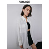 VIMAGE纬漫纪秋季新款宽松百搭衬衫外套V2009612 商品缩略图3