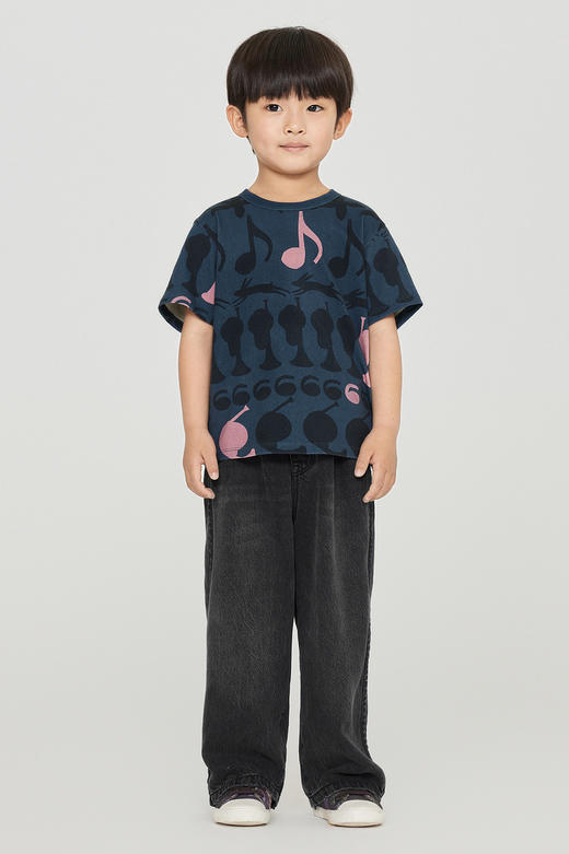 jnby   23年秋款手绘图案短袖T恤 1N8111640 商品图0