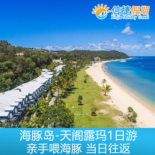 布里斯班天阁露玛 海豚岛亲手喂海豚+浮潜体验一日游 商品图1