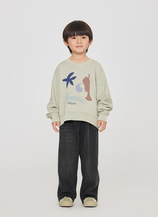 jnby  23年秋款  圆领套头卫衣  1N8410700 商品图10