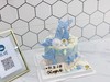 蓝色海洋主题三色渐变蛋糕 商品缩略图1