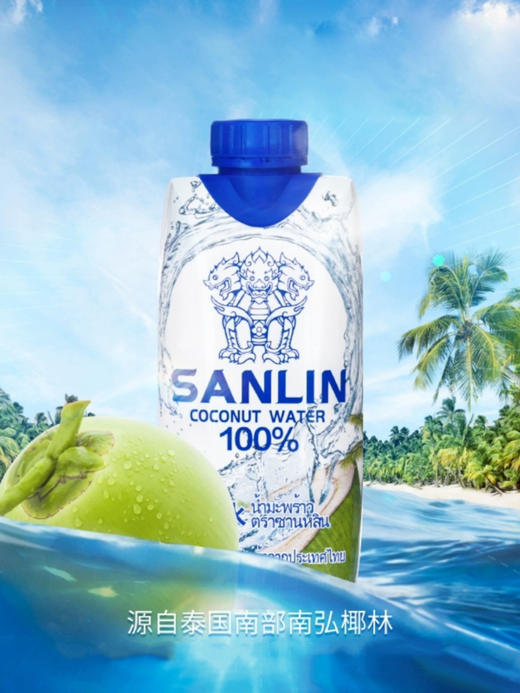 泰国三麟椰子水330ml 商品图8