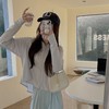 【升级版~黑胶帽斗篷防晒衣】轻奢黑胶帽斗篷防晒衣，防紫外线，时髦显瘦，透气网孔。上身舒适不闷热，立体黑胶帽檐防晒，防护小指套设计，冰感舒适面料，宽松便利，女防晒服 商品缩略图6
