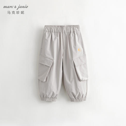 马克珍妮秋装新款 男童户外风大口袋工装束脚休闲裤231690 商品图2