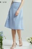 VIVIAN LIU D2324001夏女装新款高级气质通勤包臀A字半裙 商品缩略图5