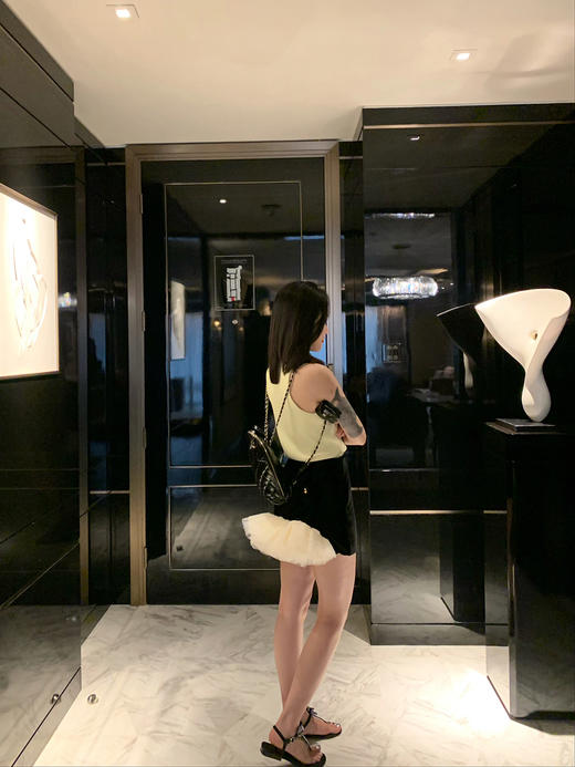 DUO智仙生 淡奶黄油针织背心 商品图3