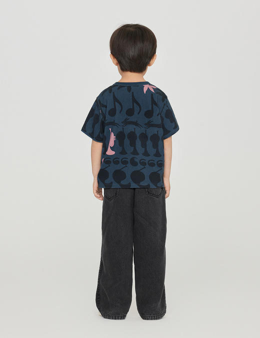 jnby   23年秋款手绘图案短袖T恤 1N8111640 商品图6