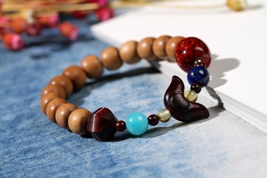 DQ0187°印度老山檀香大漆手串 商品图5