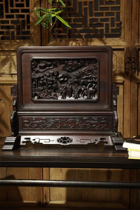 文王访贤°精座&简座插屏