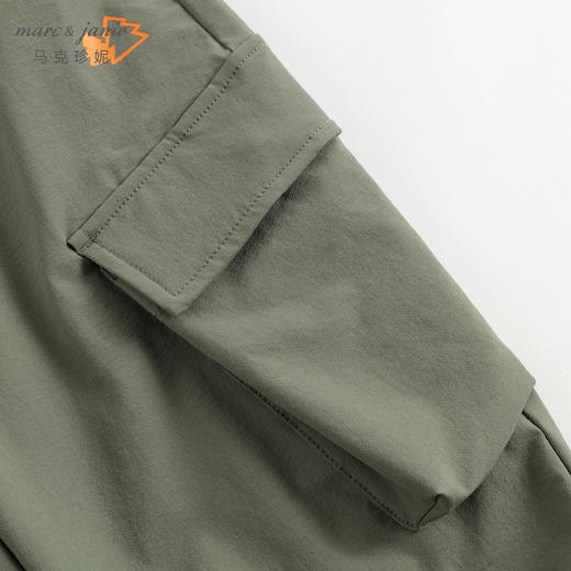 马克珍妮秋装新款 男童户外风大口袋工装束脚休闲裤231690 商品图5